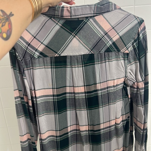 Merona Size medium plaid shirt - Picture 2 of 4